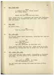 Moe Howard's 30pp. Script Dated October 1939 for The 1940 Three Stooges Film ''Rockin' thru the Rockies'' With Working Title ''Nell's Belles'' -- Moe's Annotations Including Signature -- Very Good